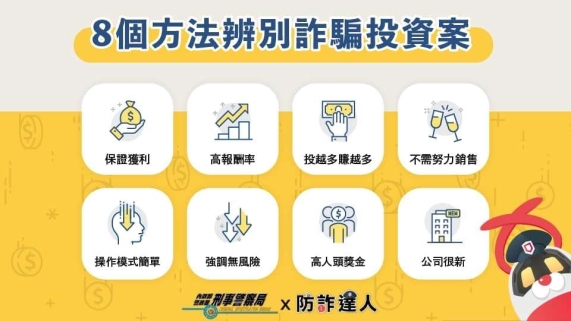 辨別詐騙投資案